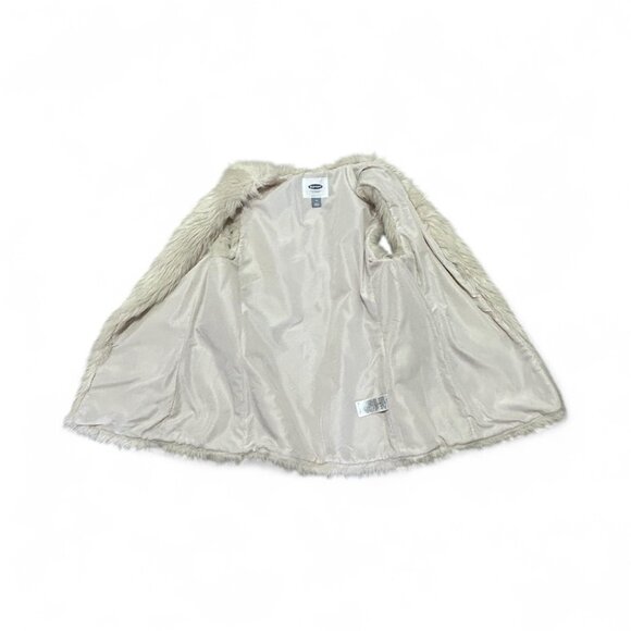 Old Navy Faux Fur Vest in Cream - Size: M - Picture 4 of 6